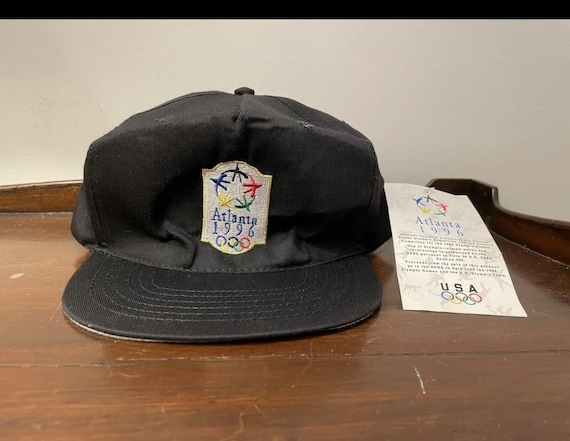 Vintage NWT 1996 Atlanta Olympic Games Hat Trucke… - image 1