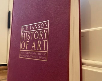 HISTORY OF ART 4th Edition 1991 Hardcover Book H.W. Janson