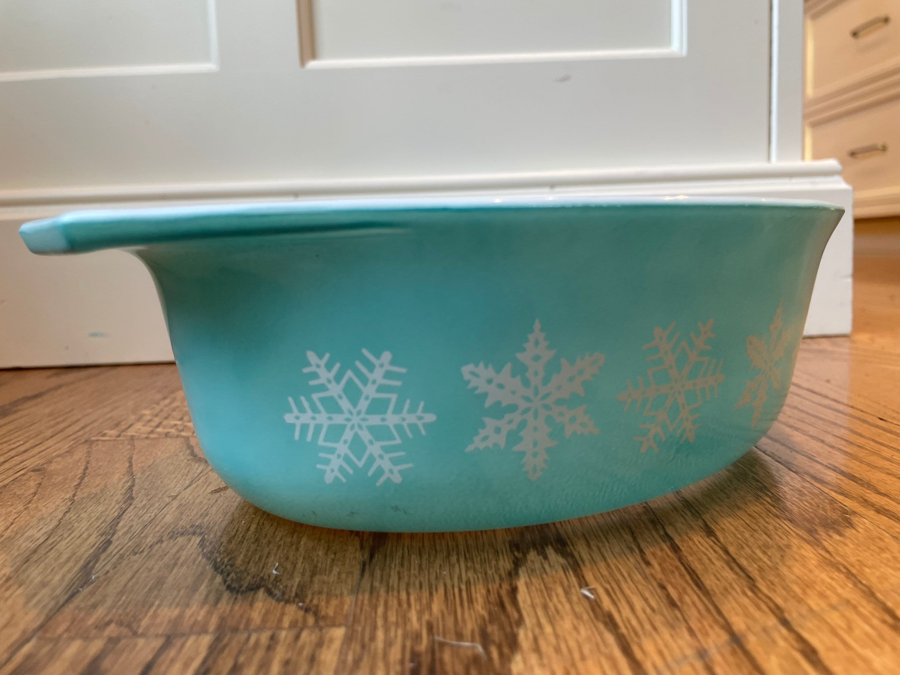 Pyrex Snowflake Collection Vintage PYREX Snowflake Aqua Blue Casserole Dish 1 1/2 Qt. No - Etsy