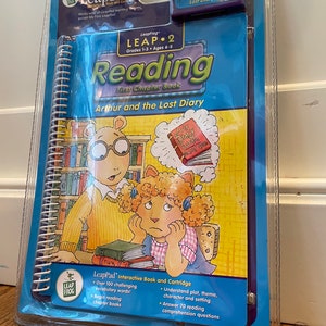 VTG LeapFrog LeapPad Leap 2 Arthur And The Lost Diary 読書本 カートリッジ付き レア