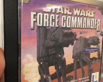 Star Wars Force Commander PC Strategy Game Windows 95/98 Vintage Game-RARE