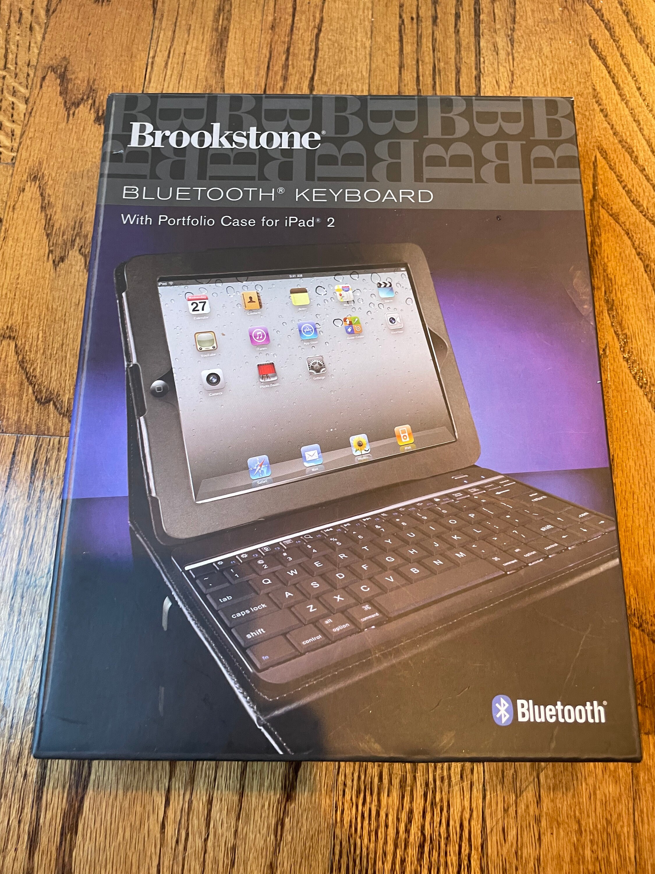 BROOKSTONE Bluetooth Keyboard W/portfolio Case Forapple iPad 2 Black - Etsy