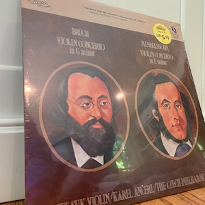 Bruch & Mendelssohn - Violin Concertos- Vintage 1970s Vinyl Record Sealed- RARE