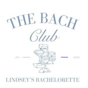 Anpassningsbar digital design för The Bach Club för möhippapresenter