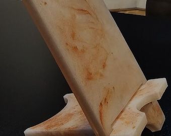 Handcrafted Epoxy Resin Phone Stand: Personalized Desk Accessory