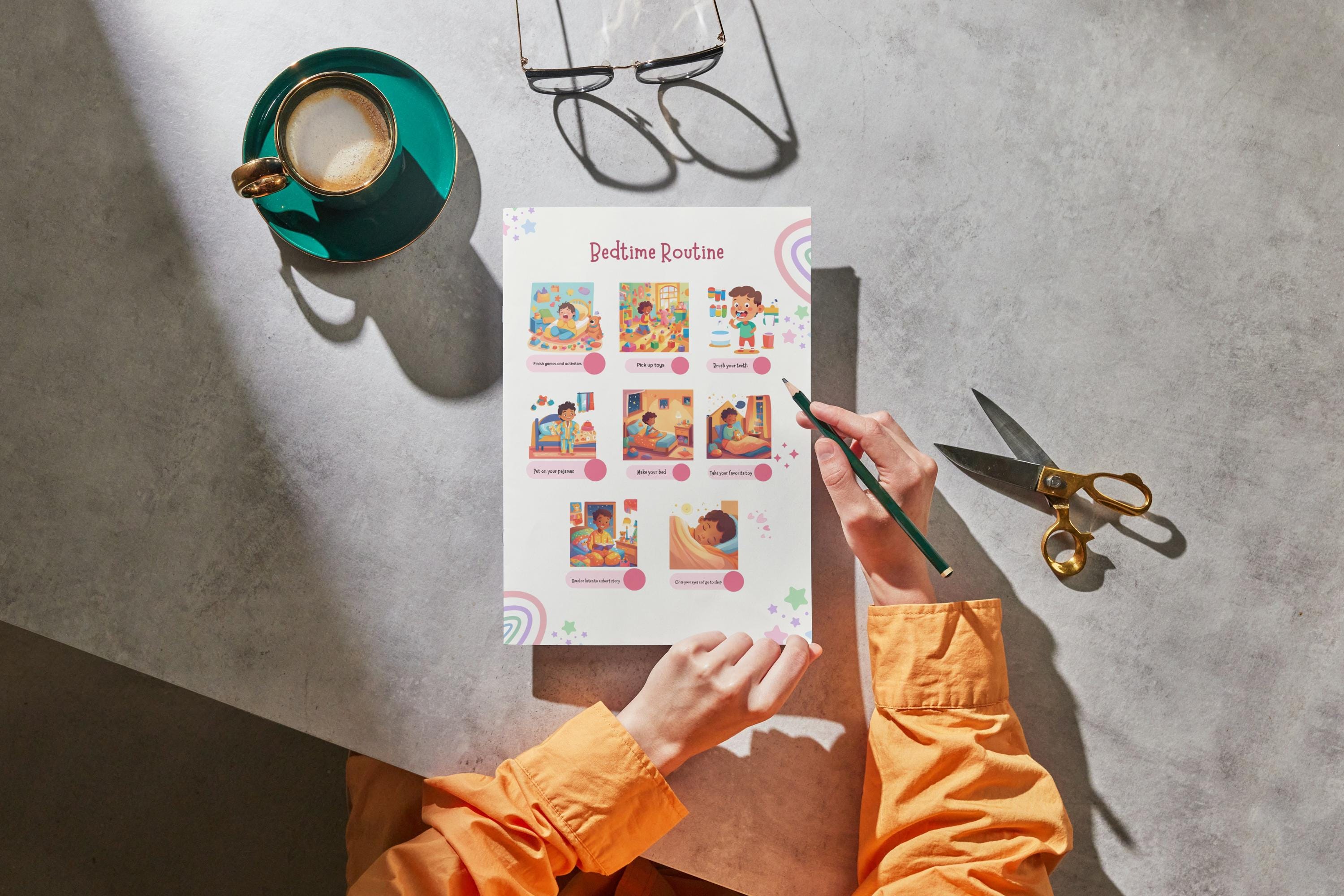 Bedtime Ritual Visuals Bedtime Routine Checklist, Bedtime Visuals, Nighttime Routine, Social ...