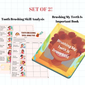 How Do I Brush My Teeth Autism Social Skill Story about Toothbrushing Steps, Autism Brushing Teeth Schedule and Story,Digital download