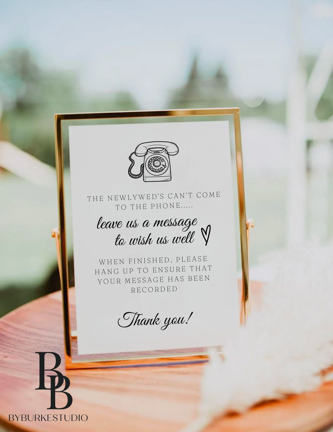 thumbnail image 2 of Audio Guest Book Sign, Minimalist Wooden Sign With Stand, Wedding Reception Signs, Party Supplies, Bridal Shower Centerpieces, Engagement Party Decorations, Sign Our Guest Book Signs For Wedding-4 2 of 14