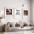 Set of 3 Music Posters | Personalised Music Print Aesthetic | Choose Your Favourite Album | Customisable Song Gift | Custom Album Cover