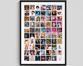 Eurovision Song Contest Album Cover Print Poster | Framed or Unframed Album Cover Art Gift