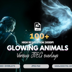 Sobreposições de Patrono Animal Mágico: Efeitos Fotográficos de Mago (Download Digital)