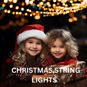 Bokeh String Light Overlays, Twinkle Fairy Lights Overlays, Bokeh-Overlays, Bokeh Christmas Light Overlay, Photo String Lights Photoshop