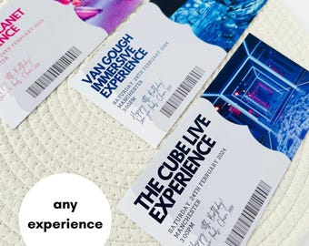 Experience Voucher | Ticket | Gift Voucher | Surprise Experience | Immersive Experience | Reveal Gift | Christmas Gift