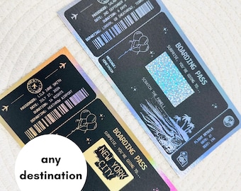 Verijdeld vakantiekrasonthullingsticket | Instapkaart | Verrassingsreis | Kras om te onthullen | Staycation | Vakantieverrassing | Kerstcadeau