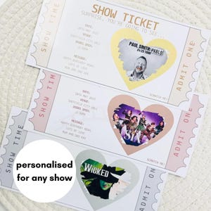 Theatre Scratch Reveal | Scratch Reveal Card | Theatre Ticket | Musical | Broadway | Live Show | Ticket Gift | Surprise Voucher | Christmas