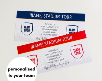 Stadium Tour Ticket | Surprise Gift Voucher | Football Gift | Football | Stadium Experience | Christmas Gift