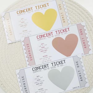 Personalisierte Konzert Rubbelkarte Reveal | Event-Eintritt | Überraschungsgutschein | Konzert Reveal