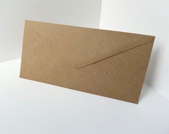 DL Kraft Brown Envelope | 22cm x 11cm