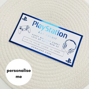 Foiled Gamer Voucher | Digital Code | Birthday | Voucher | Christmas | Surprise Gift Reveal | PlayStation