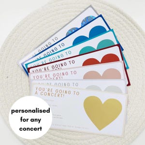 Concert Scratch Reveal | Scratch Reveal Card | Concett Ticket | Artist | Music | Live Show | Ticket Gift | Surprise Voucher | Christmas