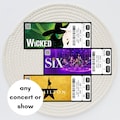 Personalised Theatre Ticket | Event Ticket | Surprise Voucher | Musical Ticket | Broadway | Souvenir Ticket | Memorabilia | Theatre Ticket product logo