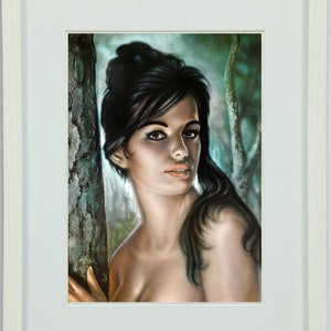 Tina by JH Lynch Tretchikoff Era - PRINTABLE Art Poster Print - Instant Digital Download