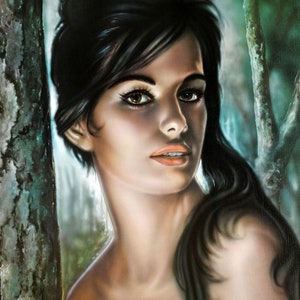 Tina por JH Lynch Tretchikoff Era - Impresión de arte vintage - A4 A3 A2