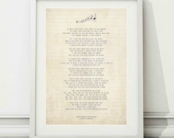 Bette Midler - Wind Beneath My Wings (v.3) - Song Lyric Art Poster Print - Sizes A4 A3