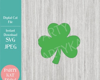 Shamrock SVG File – St. Patrick's Day Irish Design (Digital Download)
