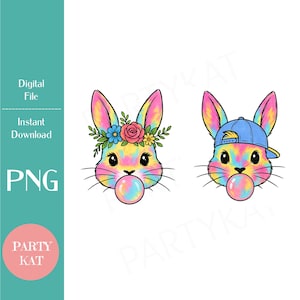 Easter Bunny Png, Easter Bunny Coquette Png, Easter Bunny Girl Boy, Easter Bunny Png, Easter RainbowPng, Easter Sublimation