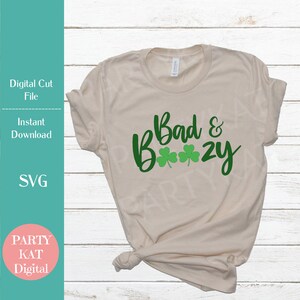 Malo y borracho ST. Día de San Patricio, Descarga digital instantánea, Archivos SVG, Día de San Patricio, Camisa irlandesa, Dicho irlandés, Camisa para beber
