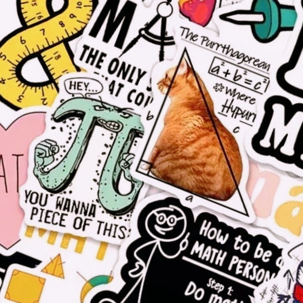 Goodnotes Math Stickers Etsy