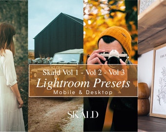 Skald Lightroom Preset Bundle Vol1 - Vol2 -Vol3