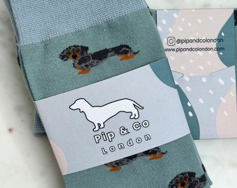 Dapple Dachshund Socks, Sausage Dog Socks, Dapple Dachshund Gift, Dapple Sausage Dog Gift, Wiener Dog Socks, Wiener Dog Gift Idea, Fits Most