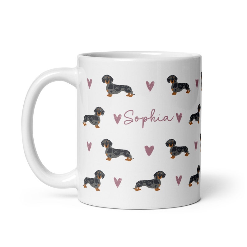 Silver Dapple Dachshund Mug
