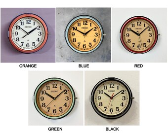 Maritime Seiko Wall Clocks, Nautical Original Navigation, Slave Clock, Analog Clock, Ship's Boat Clock, Marine Time Quartz Clock, Japan Made