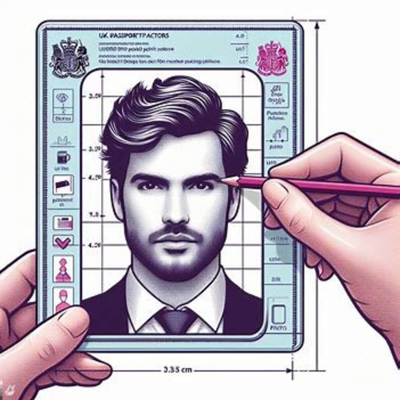 British Passport Size Photo Digital Download Passport Prints UK