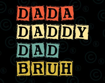 Dada Daddy Dad Bruh png | Dada Daddy Dad Bruh PNG | Dad png | Dad Png | papa png | Fathers Day Png |dady png | Father Png | Daddy