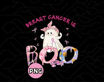 Breast Cancer Is Boo Sheet Svg, Breast Cancer Awareness Svg, Halloween Breast Cancer Svg, Breast Cancer Halloween Ghost Svg