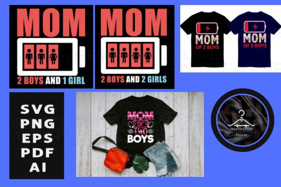 Mom of 2 Girls 1 Boy - Etsy Mom of 2 Girls 1 Boy - Etsy