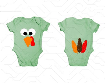 Turquía se enfrenta a niños SVG, Turkey Trot bebé SVG, Gobble SVG, Sublimación de Acción de Gracias png, Archivo de corte de corte de cara de pavo divertido, Silueta Cricut