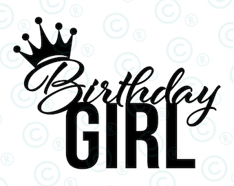 Birthday Girl svg png , Birthday Party Girl png svg , Youth Birthday Girl svg png, Birthday svg png . Birthday Girl svg png