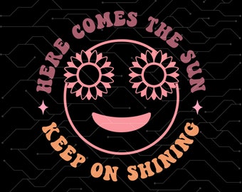here comes the sun svg / sunshine svg / sun svg / sun rays svg / hello Summer svg / Summer svg / hello svg / digital download