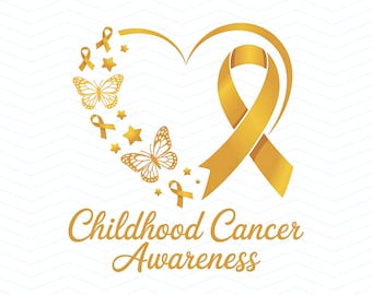 Childhood Cancer Awareness  Png, Nobody Fights Alone png, Support Pediatric Cancer Awareness Ribbon png Cricut Png Sublimation Designs