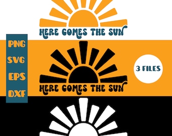 here comes the sun svg / sunshine svg / sun svg / sun rays svg / hello Summer svg / Summer svg / hello svg / digital download