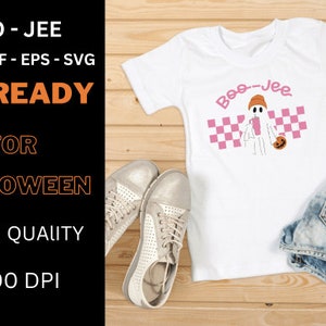 Spooky Season Cute Ghost Halloween Costume Boujee Boo-Jee svg file
