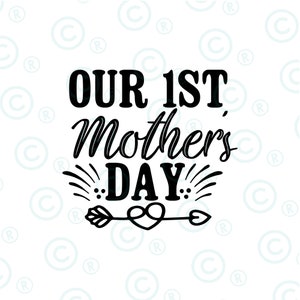 Nosso primeiro dia das mães Svg png, primeiro dia das mães Svg png, urso Svg png Mamãe e eu Svg png, esperando Svg png, grávida Svg png para Svg png