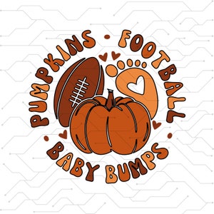 Football Baby Bumps Pregnancy Announcement svg Png, Pumpkin Football,Fall Maternity Football Baby Reveal Hoodie Thanksgiving Maternity Sweat