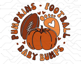 Anuncio de embarazo de barriguitas de fútbol svg Png, fútbol de calabaza, sudadera con capucha de revelación de bebé de fútbol de maternidad de otoño, sudadera de maternidad de Acción de Gracias