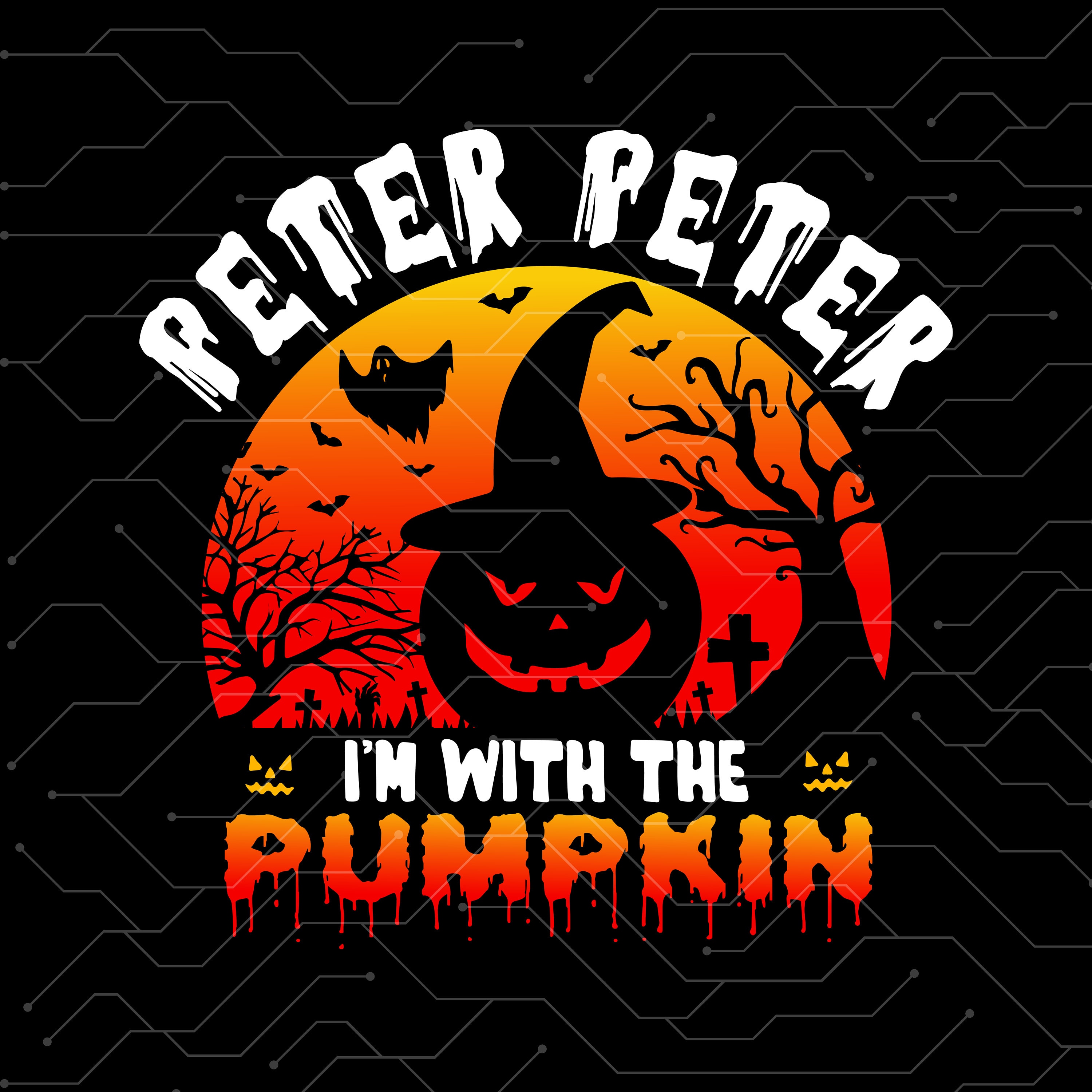 Peter Peter Pumpkin Eater Png - Etsy